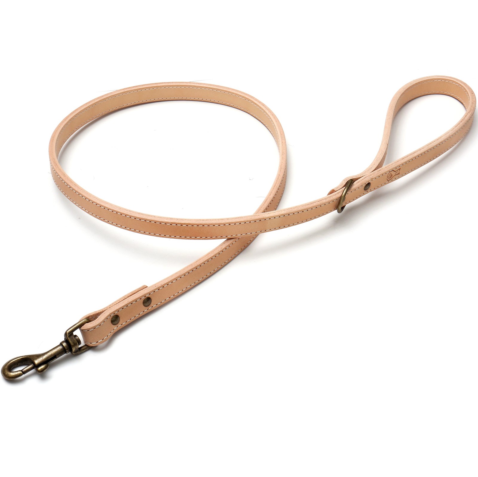いちごペット用品店　牛ヌメ革リード（犬用）