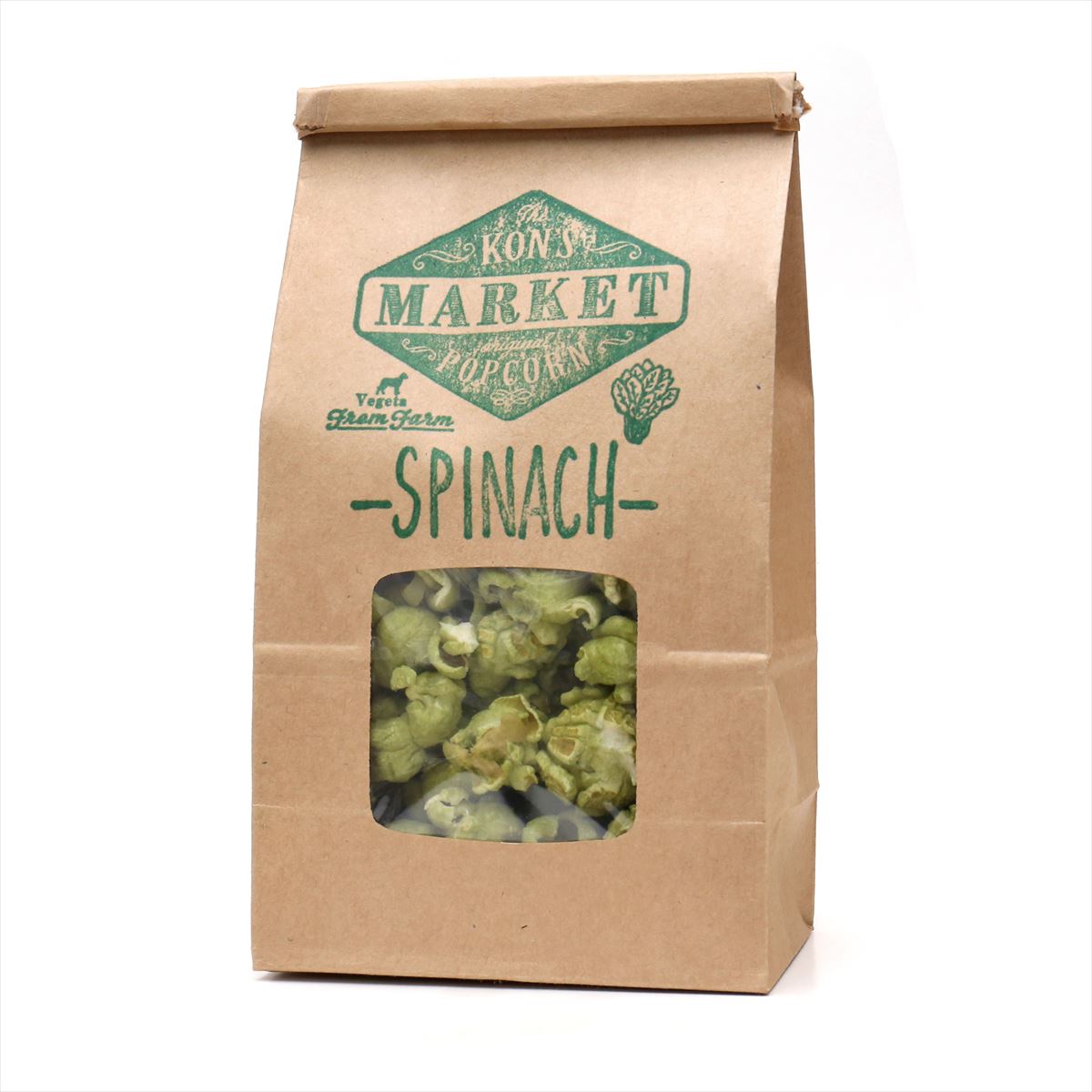 コンズマーケット オリジナルポップコーン　ベジタブル フロム ファーム　ほうれん草