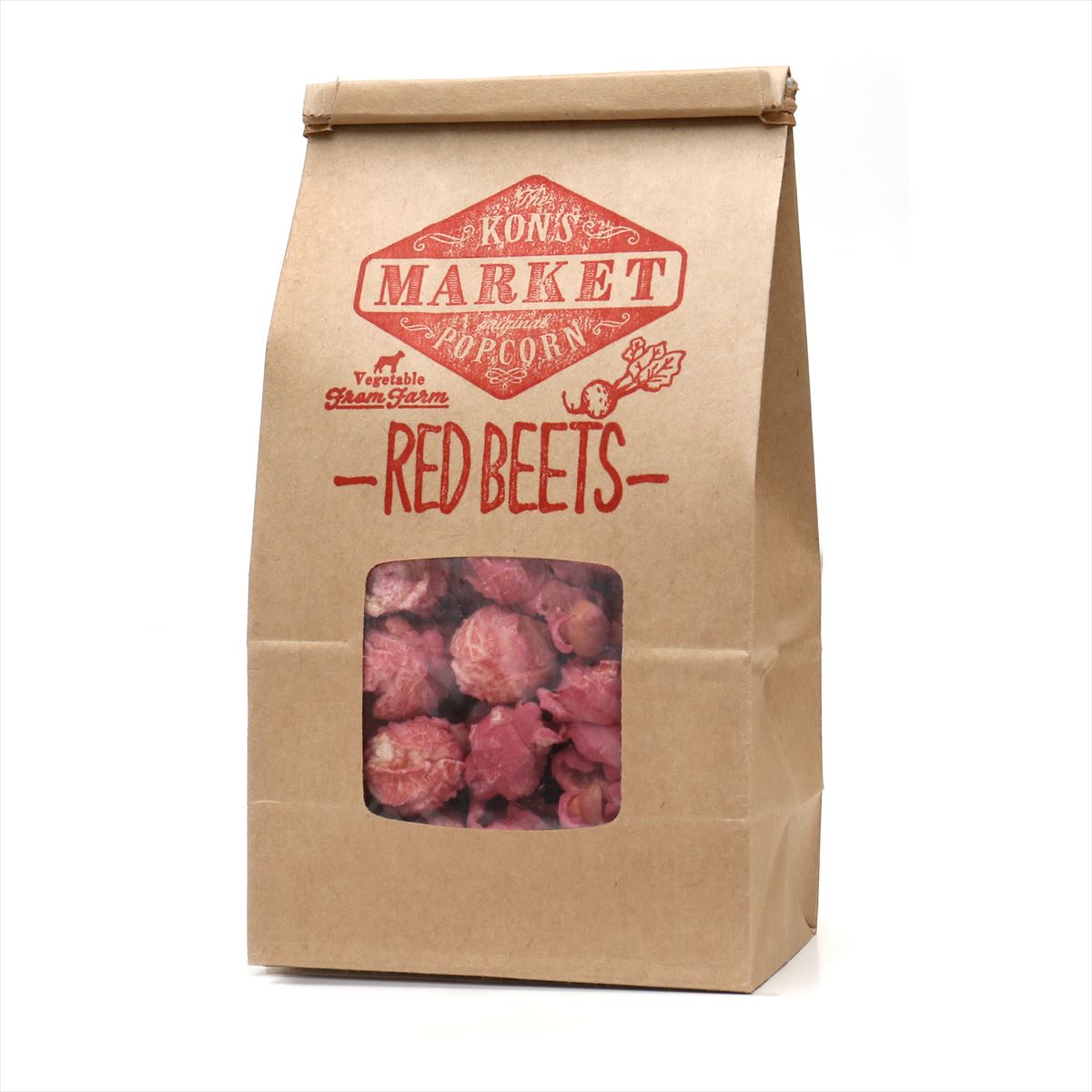 コンズマーケット オリジナルポップコーン　ベジタブル フロム ファーム　レッドビーツ